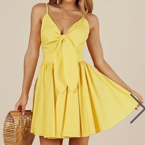 Loving You Sweetly Dress In Yellow SHOWPO